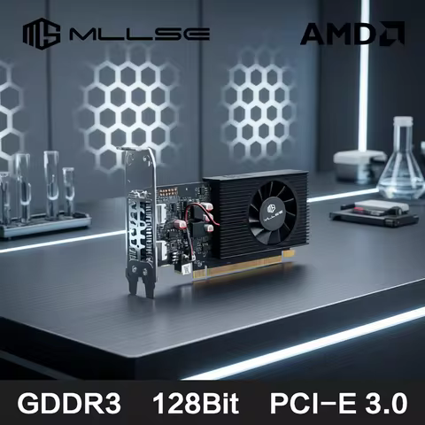 MLLSE AMD R7 350 4GB Graphics Card GDDR3 128Bit PCI-E 3.0 Geforce GPU r7 350 Gaming Video Card Placa
