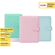 Caro KLONG A5 PU leather binder 100 pages 120/76; MS: 992