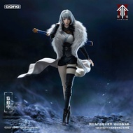 GONG GONG GONG White Cynical Action Figure High-Fidelity Cloth Outfit Soldier Figure