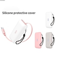 ZHAOX55OI Portable Charger Protective , Soft Silicone Carrying Organizer Bag, Premium Shockproof Ant