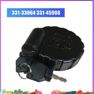 1 Piece 331/45908 331/33064  Cap  Tank Side Lock Cover with 2 Keys ABS for  Excavator 3CX 3CXE 4CX 4