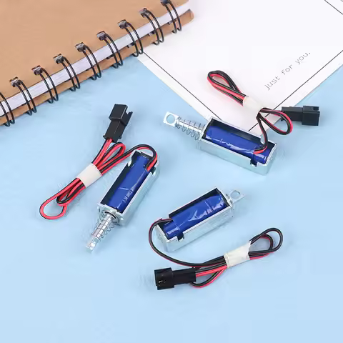 SM-0537 Electromagnetic Lock DC 6V/12V/24V Magnetic Lock 1.5A/2A/1.2A Lock Linear Solenoid Electroma