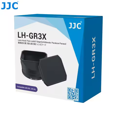 JJC Lens Hood with Hood Cap for Ricoh GR III GR3 GR IIIx GR3x GRIII Camera