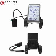 CHINK Electric Bike LCD Meter, 5 Pin ABS Electric Bicycle LCD Display, Durable Waterproof 24V 36V 48