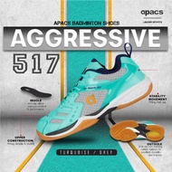 (FREE SHOES BAG) APACS INDOOR/BADMINTON SHOES AGGRESSIVE 517