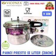 Presto 12 Liter VICENZA V328 / Panci Presto VICENZA 28cm