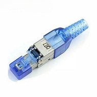 Qintech MCT7 Shielded RJ45 10Gbps Connector Cat7-Blue