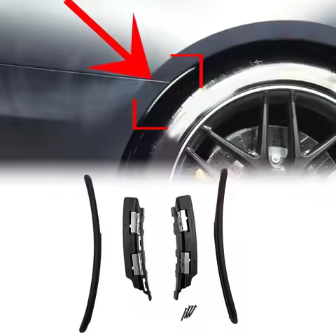 Rear Bumper Fender Flare Extension Wheel Eyebrow Lip for Mercedes W213 E180 E200 E250 E300 E400 E53 