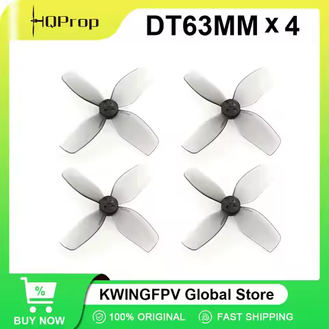 10Pairs HQProp DT63MMX4 10CW+10CCW 63mm 4-Blade PC Propeller For 2.5inch FPV Drone Racing Freestyle