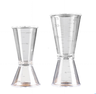 Jigger Acrylic Plastik Transparant 10/20ml Measuring Cup Gelas Ukur 10/20cc Plastic