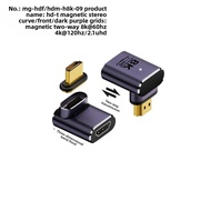 Portable Magnetic Suction HDMI2.1 Adapter Converter Male to Female 8K Display for Computer Monitor P