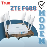 Modem ZTE ZXHN F688 มีกล่อง อุปกรณ์ครบ ( มีประกัน พร้อมจัดส่ง )