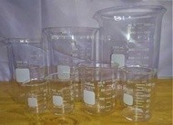 Orihinal na PYREX Beaker Glass Ginawa Alemanya Nakakakita sa iba't ibang sukat