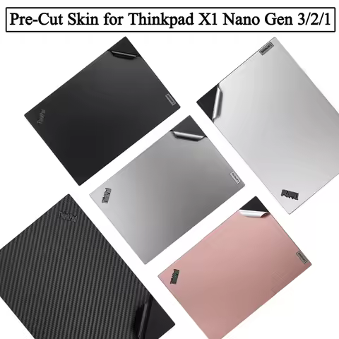 No Cut Laptop Vinyl Sticker Decal Skin Cover for 2023 13.3 inch Thinkpad X1 Nano Gen 3 2 1 HD Anti B