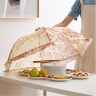 Bos255 Beautiful Sequin Lace Folding Serving Hood/Folding Food Cover