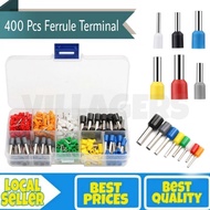 400Pcs Electric Ferrule Terminal Wire Connector Crimp Connector Insulated With Box E7508 E7008 E0506