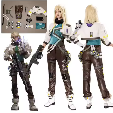 Game Valorant Deadlock Cosplay Costume Carnival Outfit Deadlock Men Women Fancy Party Suit