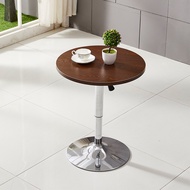 Round Coffee Table Center Table for Living Room High Bar Table Adjustable Dining Table Side Table