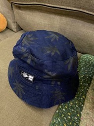 正品 余文樂 MDNS X HUF 深藍雙面大麻漁夫帽