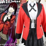 Kakegurui Anime Cosplay Jabami Yumeko Uniform Set Women's Costume Compulsive Gambler Anime UtY0