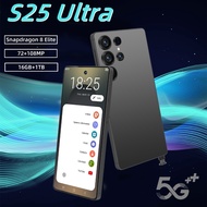 S25 Ultra Smartphone 16GB+1TB 6.9 inch HD Screen 5G Cellphone 8000mAh Face Access Android Phone