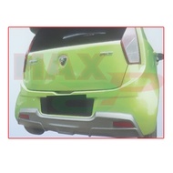 Proton Iriz (2015) OE Style Rear Back Skirt Skirting Bumper Lower Lip Spoiler ABS Plastic Bodykit Bo