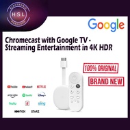 【Google Chromecast 4】Google Chromecast 4 (2020) with Google TV 2020 4K  - Streaming Entertainment in 4K HDR