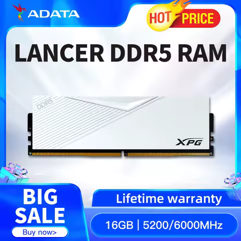 ADATA XPG LANCER DDR5 DRAM Module 16G 32G 5200MHZ 5600MHZ 6000Mhz Memoria Ram ddr5 PC Desktop RAM U-