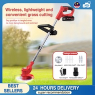 Electric grass cutter machine rechargeable sale trimmer portable lawn mowers cordless lawn garden tool brush grass trimmer Mesin Pemotong Rumput Elektrik Boleh Dicas semula