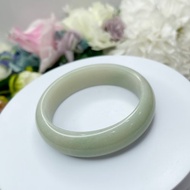 NO.115獨特豆青佘太翠 內徑 58MM 圈口 佘太玉 手環 手鐲 平安鐲