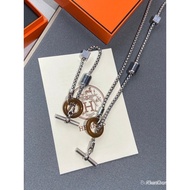 Hermes  Hermes[Aishi meli melo Buffalo horn necklace and bracelet]