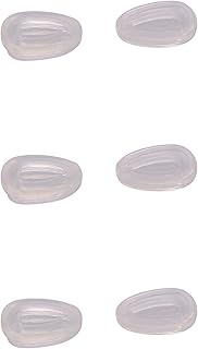 Lot of 3 Pairs NicelyFit Clear Nose Pads for Oakley Eyeglass Frames Keel Tincan Tinfoil Tailpin Cave