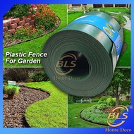 Plastic Fence Garden Landscape Edge Lawn Edging / Pagar Plastik Landskap Taman Rumput Bunga Pagar Se