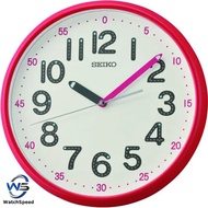 Seiko Clock QXA793RL Decorator Quiet Sweep Second Hand Red Analog Quartz Wall Clock QXA793R QXA793