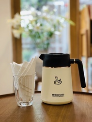 Phích Pha Trà Giữ Nhiệt 2GOOD B13 (1L) Giữ Nóng - Lạnh 24h Lõi Men Sứ - Hàng Chính Hãng