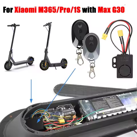 Scooter New Anti-Theft Remote Control Alarm Kit Remote Control Security Warning Speaker For Xiaomi M