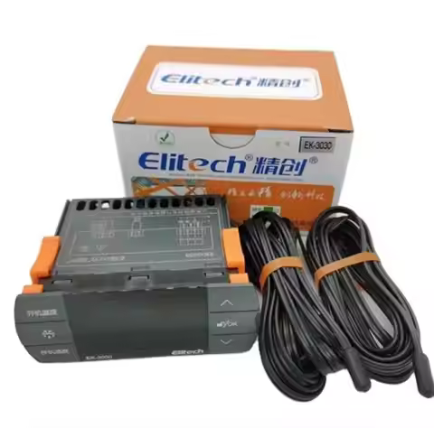 Elitech Thermostat EK-3030 Temperature Controller for Cold Storage Freezers Refrigeration and Defros