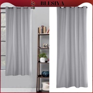 blesiya Waterproof Window Curtain Patio Outdoor Drape Pavilion Porch Yard Cabana