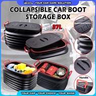 ✨ Multipurpose Car Boot Organiser Collapsible Storage Box Bucket Plastic Container 37L Kotak Lipat S