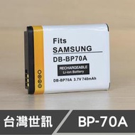 【現貨】BP-70A 台灣 世訊 副廠 電池 相容 Samsung 三星 PL170 MV800 PL80 BP70A