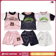 【Buy1 take1】Basketball set Jersey Round neck for Kids Boy Terno | Breathable and Lightweight (