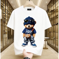 KEMEJA Trendy Brand T-Shirt Short Sleeve Printed Loose Den Fesysen T Shirt 100% Cotton Unisex For Me