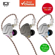 KZ ZSN PRO Earphones Wired In-Ear Headsets 1DD 1BA Hybrid Metal HiFi Sport Noise Cancelling Headphon