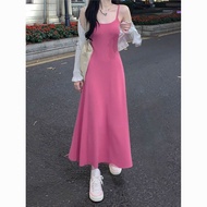 Dopamine Outfit: Small Suspender Dress for Slimming Look - Summer Women