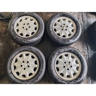 MERCEDES BENZ W210 ORIGINAL RIM 15 INCH PCD 5×112 READY PASANG