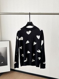 Max 冷衫 heart pattern wool sweater