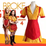 2 Broke Girls Max Black Caroline Channing cosplay costumes XWRV