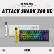 Attack Shark X68 HE Wired Full Build Adjustable Actuation Full Build Keyboard