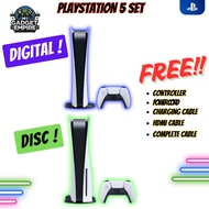 ORIGINAL USED PS5 PLAYSTATION 5 DISC DIGITAL 825GB USED SET SECONDHAND