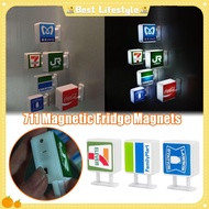 711 Magnetic Fridge Magnets Refrigerator Magnet Convenience Stores Theme Lightweight Home Supplies F
